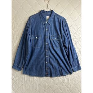 Dickies Button Up Men's 2XL‎ Long Sleeve
